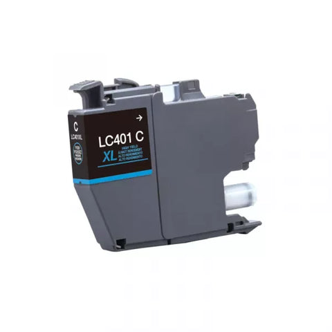 Compatible Brother LC401XLC Cyan Ink High Yield