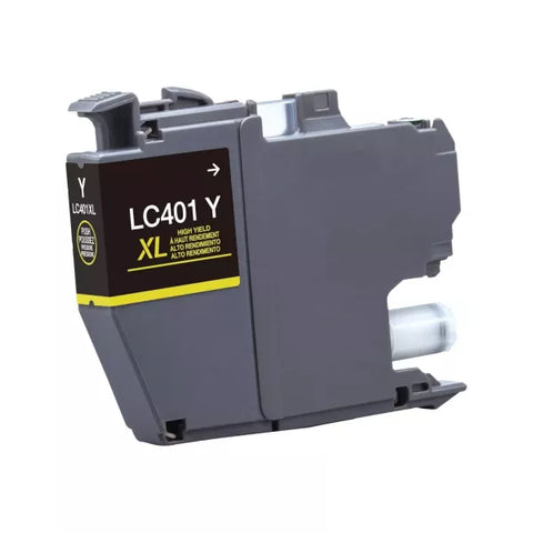 Compatible Brother LC401XLY Yellow Ink High Yield