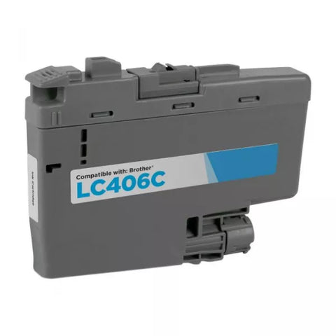Compatible Brother LC406C Cyan Ink Cartridge
