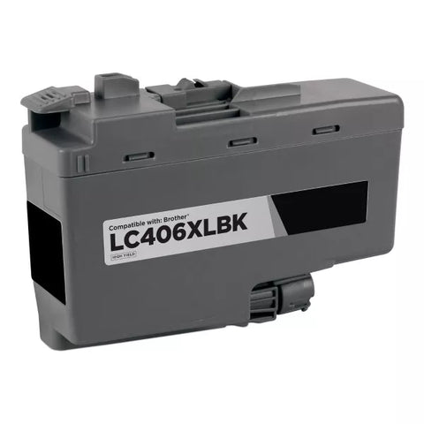 Compatible Brother LC406XLBK Black Ink Cartridge High Yield