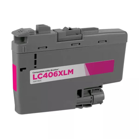 Compatible Brother LC406XLM Magenta Ink Cartridge High Yield