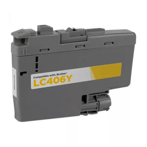 Compatible Brother LC406Y Yellow Ink Cartridge