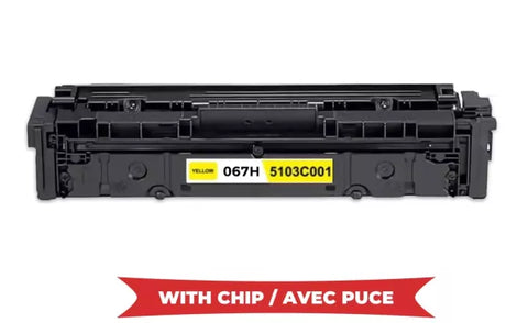 Compatible Canon 067H Yellow Laser Toner Cartridge High Yield (5103C001)