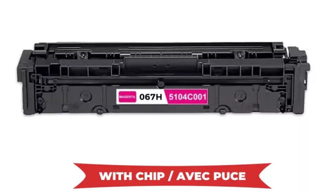 Compatible Canon 067H Magenta Laser Toner Cartridge High Yield  (5104C001)