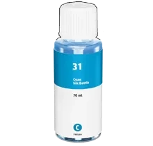 Compatible HP 31 1VU26AN Cyan Ink Bottle