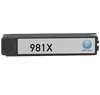 Compatible HP 981X (L0R09A) Ink Cartridge Cyan High Yield