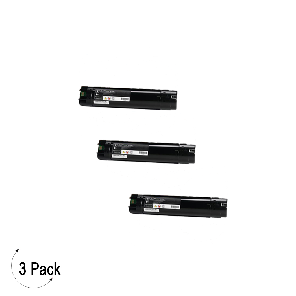 Compatible Xerox 106R01510 Black   -Toner 3 Pack (106R01510)