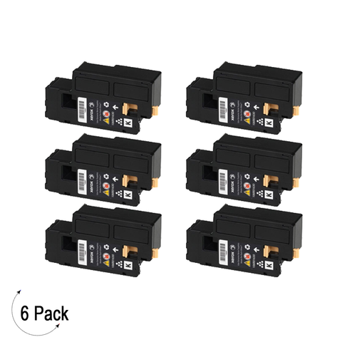 Compatible Xerox 106R01630 Black -Toner 6 Pack (106R01630)