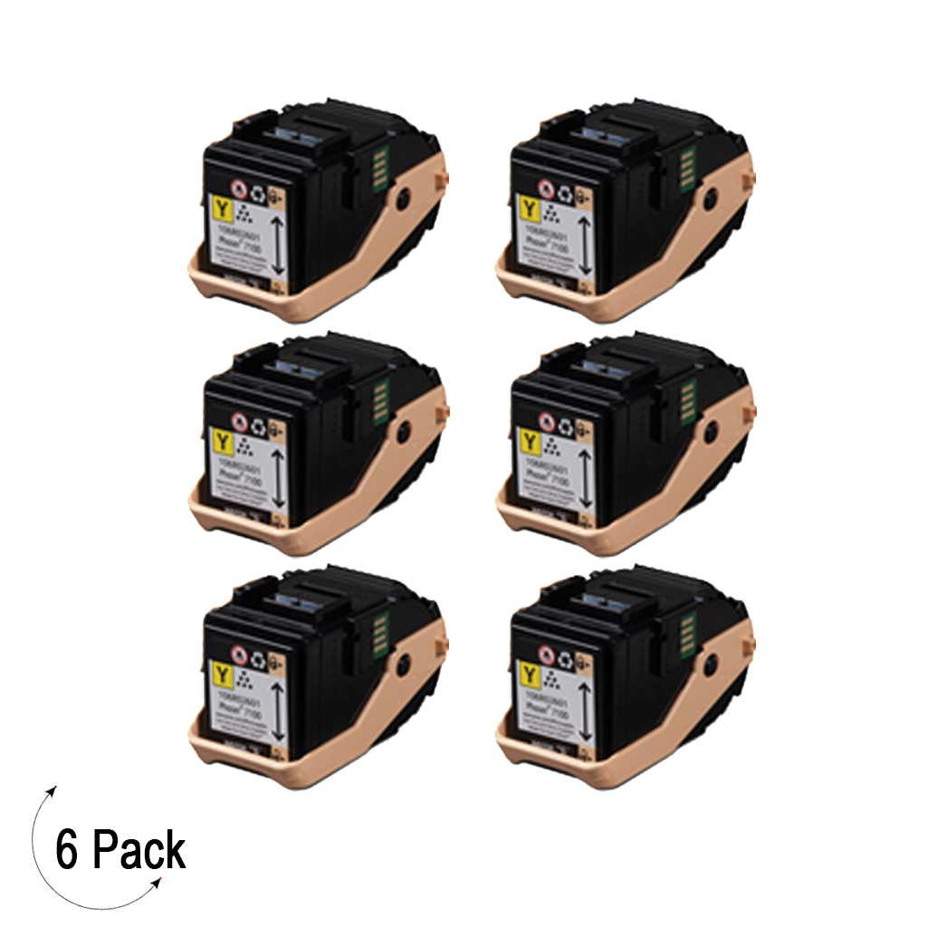 Compatible Xerox 106R02601 Yellow -Toner 6 Pack (106R02601)