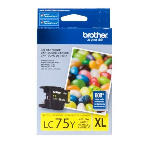 Brother LC 75Y Yellow -original Ink