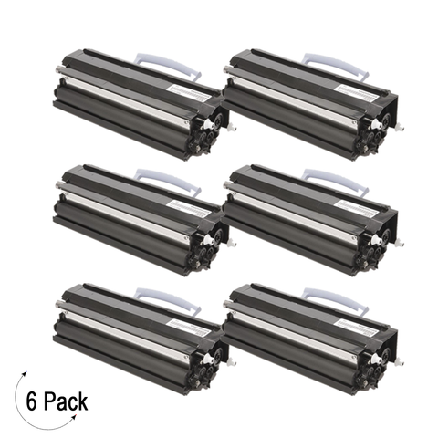 Compatible Lexmark E230 E232 E234 E330 E340 E332 E342 Black -Toner 6 Pk (24035SA)