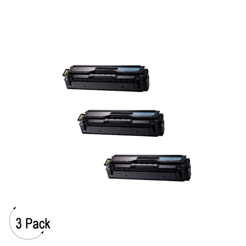 Compatible Samsung CLT C504S Cyan -Toner 3 Pack  (CLT-C504S)