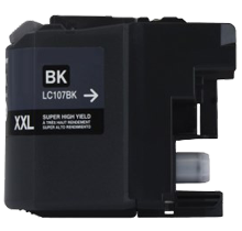 Compatible Brother LC-107BK Black Ink High Yield