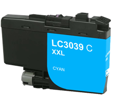 Compatible Brother LC3039C Ultra High Yield Ink Cartridge Cyan
