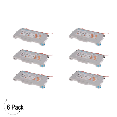 Compatible Brother TN 04C Cyan Toner 6 Pack