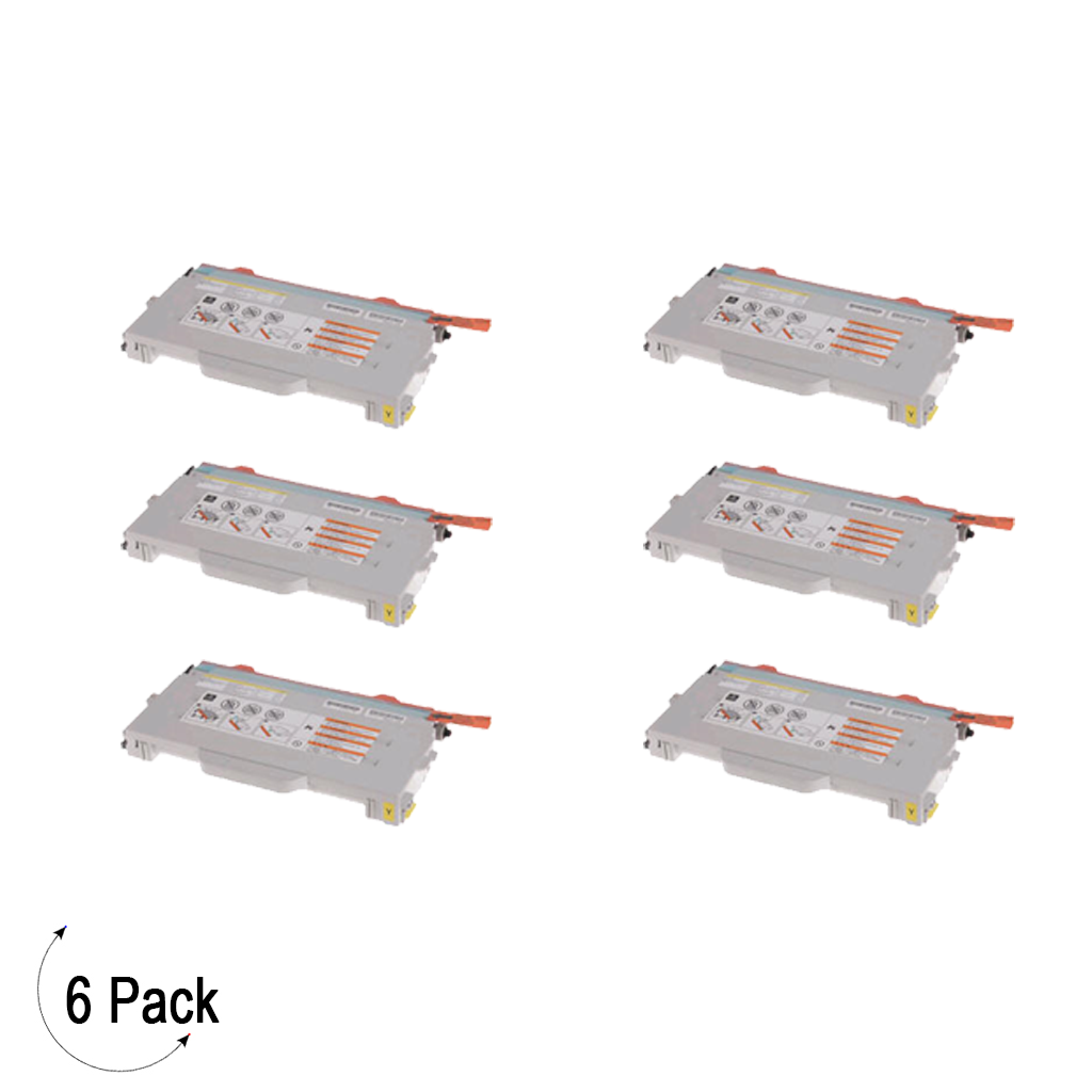 Compatible Brother TN 04Y Yellow Toner 6 Pack