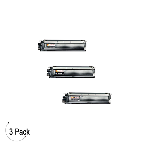 Compatible Brother TN 210 Black Toner 3 Pack