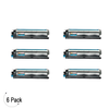 Compatible Brother TN 210 Cyan Toner 6 Pack