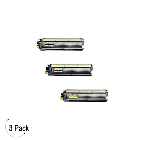 Compatible Brother TN 210 Yellow Toner 3 Pack