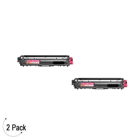 Compatible Brother TN 225 Magenta Toner 2 Pack