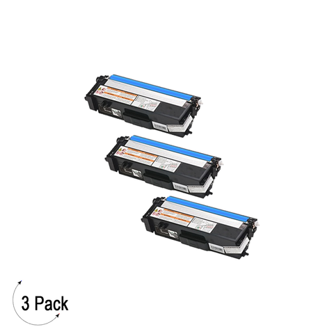 Compatible Brother TN 315 Cyan Toner 3 Pack