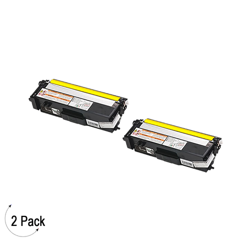 Compatible Brother TN 315 Yellow Toner 2 Pack
