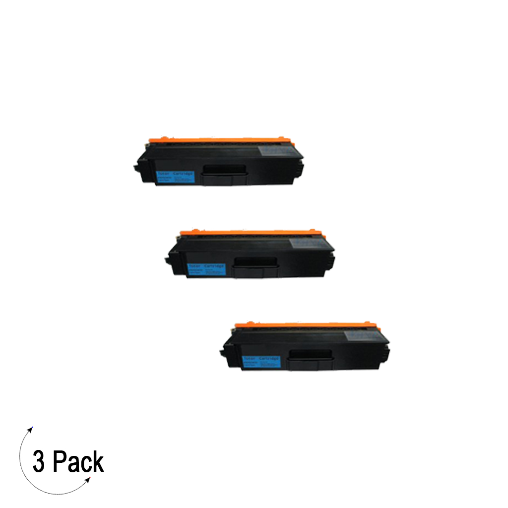 Compatible Brother TN 339 Cyan Toner 3 Pack