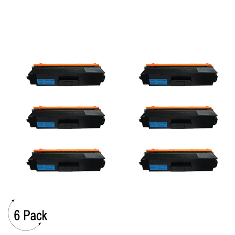 Compatible Brother TN 339 Cyan Toner 6 Pack