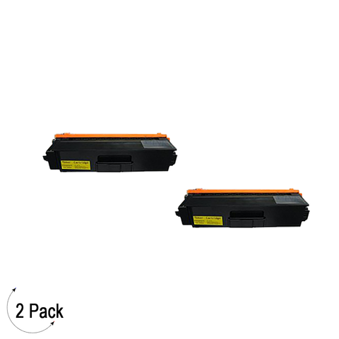 Compatible Brother TN 339 Yellow Toner 2 Pack