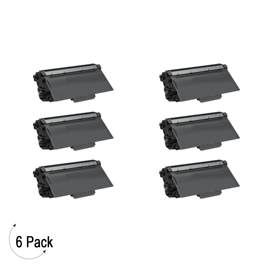 Compatible Brother TN 750 Toner 6 Pack