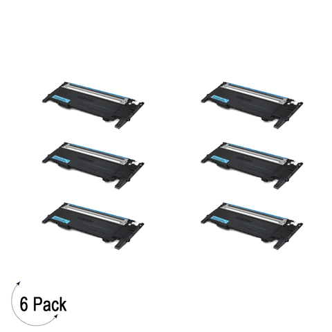 Compatible Samsung CLT C407S Cyan -Toner 6 Pack  (CLT-C407S)