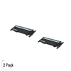 Compatible Samsung CLT C407S Cyan -Toner 2 Pack  (CLT-C407S)