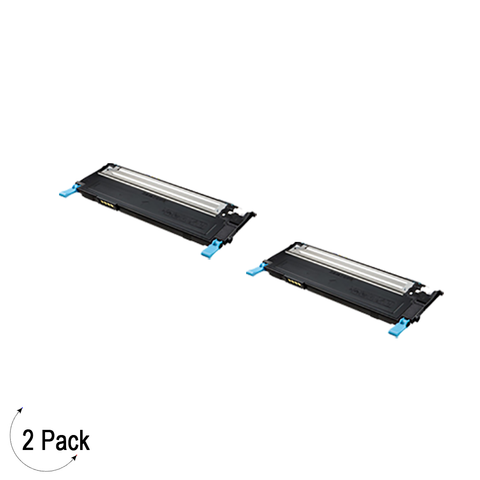 Compatible Samsung CLT C409S Cyan -Toner 2 Pack  (CLT-C409S)