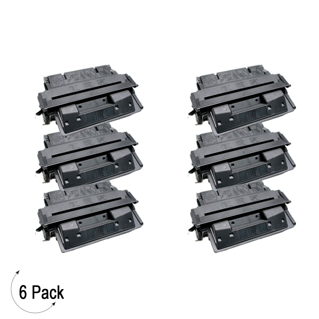 Compatible HP 27X Black -Toner 6 Pack (C4127X)