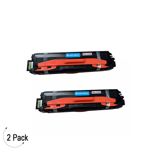 Compatible Samsung CLT C504S Cyan -Toner 2 Pack  (CLT-C504S)