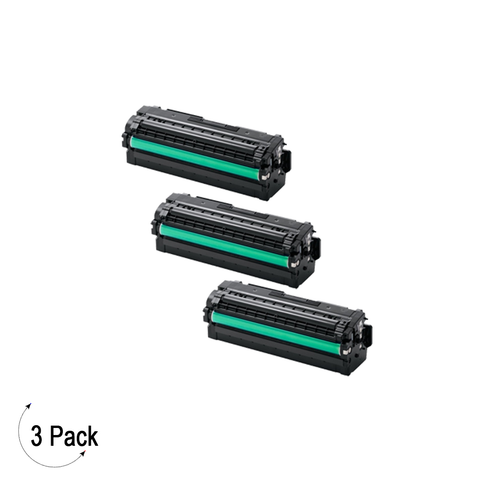 Compatible Samsung CLT C505L Cyan -Toner 3 Pack  (CLT-C505L)