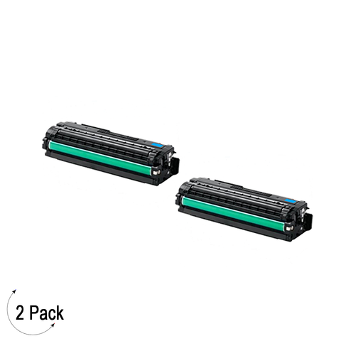 Compatible Samsung CLT C506L Cyan -Toner 2 Pack  (CLT-C506L)