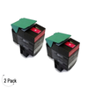 Compatible Lexmark C54X X54X Magenta -Toner 2 Pack (C540H2MG)