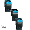 Compatible Lexmark C544 C546 X544 Cyan -Toner 3 Pack (C544X2CG)