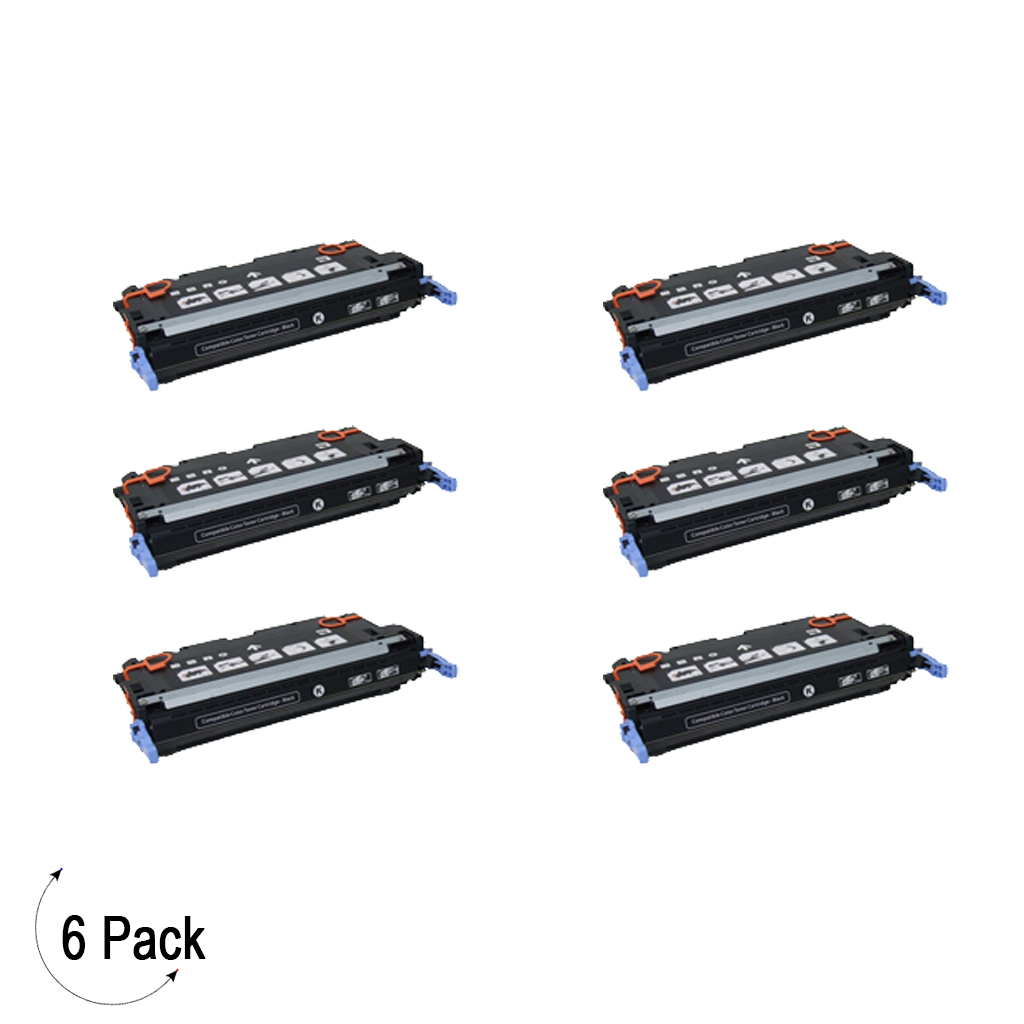 Compatible HP 645A Black -Toner 6 Pack (C9730A)