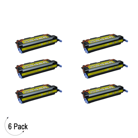 Compatible HP 645A Yellow -Toner 6 Pack (C9732A)