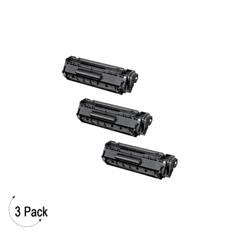 Compatible Canon 126 Black Toner 3 Pack