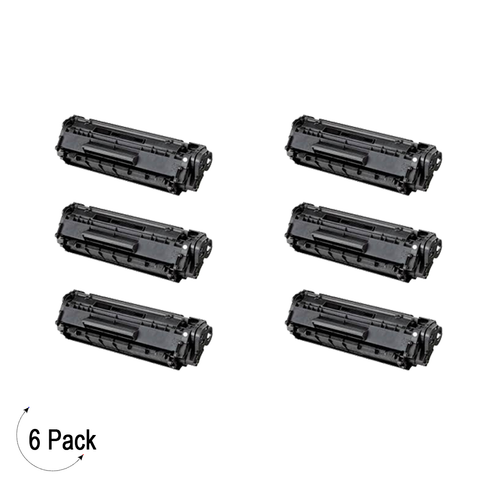 Compatible Canon 126 Black Toner 6 Pack