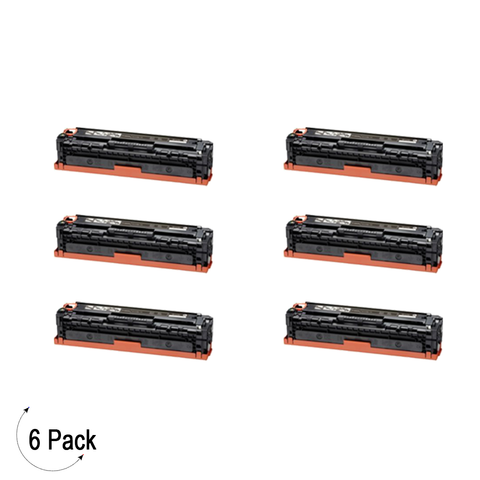 Compatible Canon 131 High Yield Black Toner 6 Pack