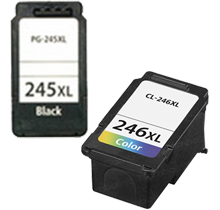Compatible Canon PG 245XL/CL 246XL Ink Cartridge Black Tri-Color High Yield Combo