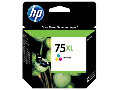 HP 75XL tri color -Toner Original OEM Single pack (CB338WN)