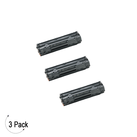 Compatible HP 35A Black -Toner 3 Pack (CB435A)