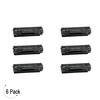 Compatible HP 36A Black -Toner 6 Pack (CB436A)
