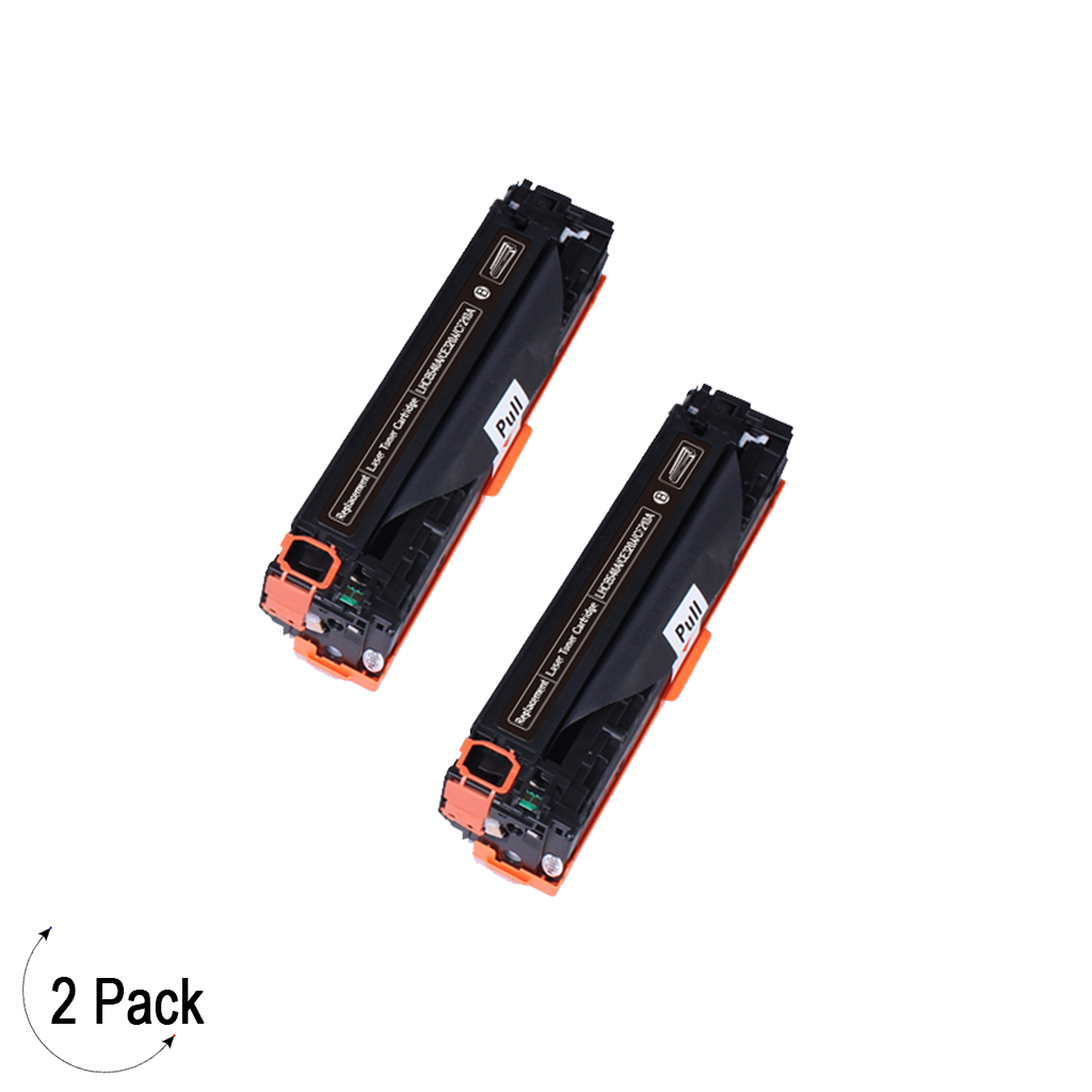 Compatible HP 125A Black -Toner 2 Pack (CB540A)