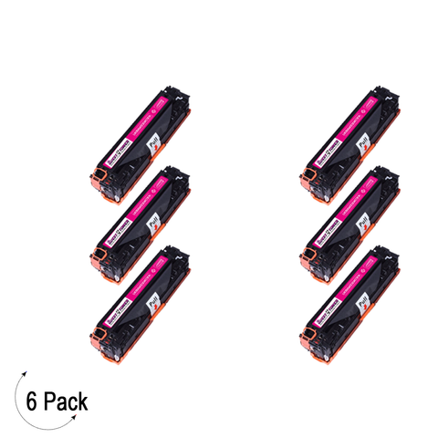 Compatible HP 125A Magenta -Toner 6 Pack (CB543A)